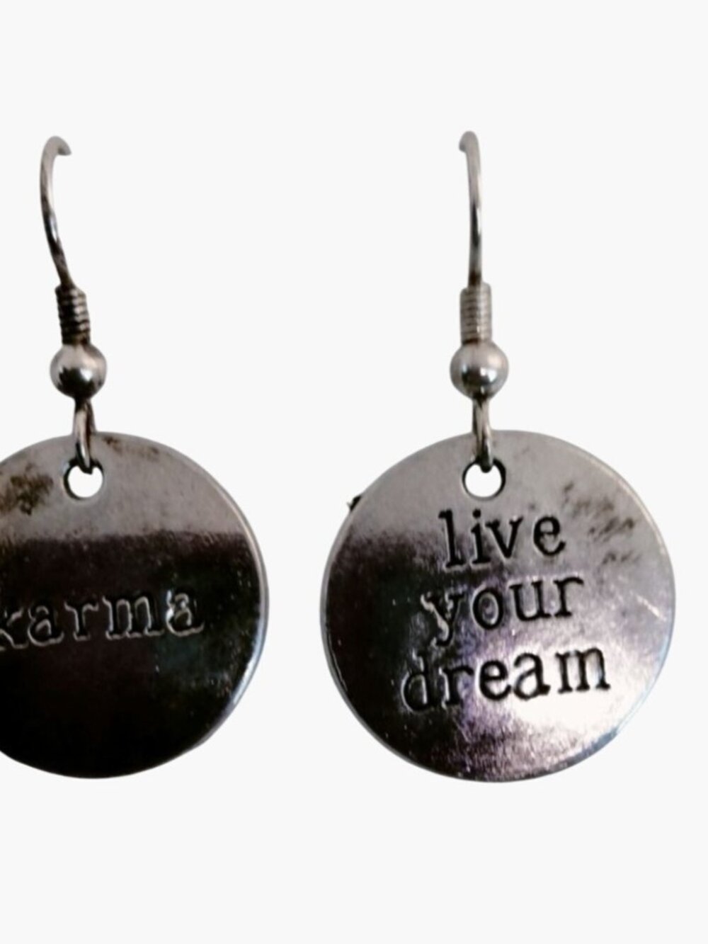 Karma Earring Live Your Dream Inspiration Graduation